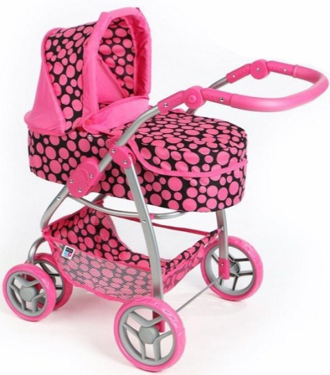 PLAYTO WÓZEK WIELOFUNKCYJNY DLA LALEK JASMINKA RÓŻ 16829