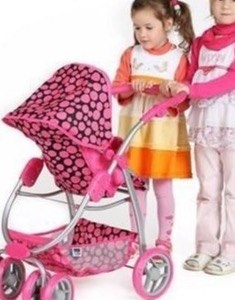 PLAYTO WÓZEK WIELOFUNKCYJNY DLA LALEK JASMINKA RÓŻ 16829