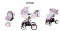MOMMY Spring-Summer 3w1 BabyActive wózek głęboko-spacerowy + fotelik samochodowy Kite 0-13kg - 24 Peony