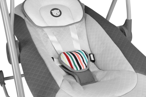 OTTO Lionelo huśtawka bujaczek leżaczek do 9 kg melodie - Cozy Grey