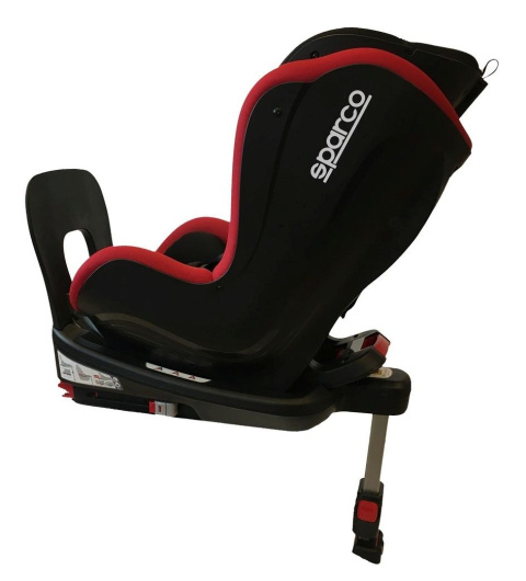SK500i SPARCO i-size od 45 do 105 cm 0-18kg Grupa 0+1 fotelik samochodowy - czerwony