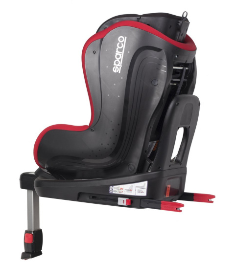 SK500i SPARCO i-size od 45 do 105 cm 0-18kg Grupa 0+1 fotelik samochodowy - czerwony