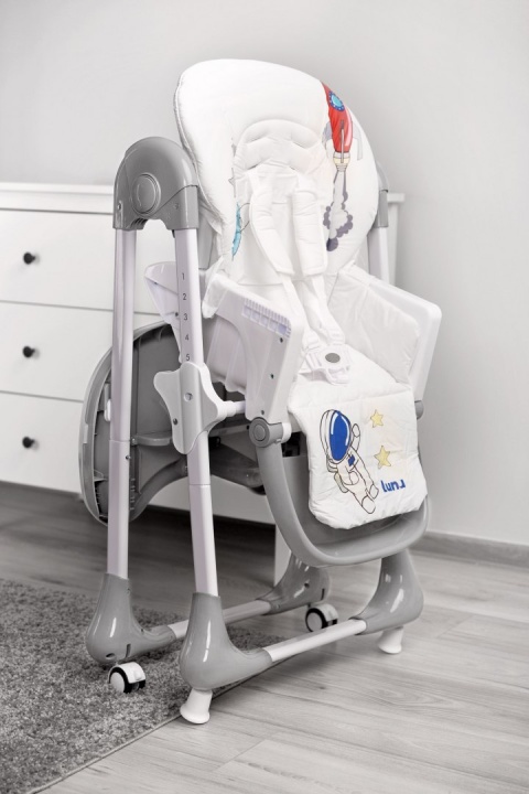 LUNA Krzesełko do karmienia Caretero - Grey