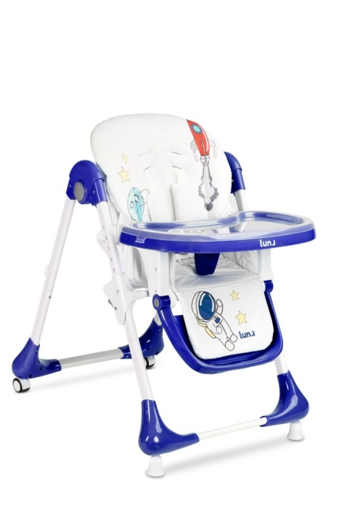 LUNA Krzesełko do karmienia Caretero Navy