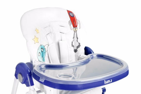 LUNA Krzesełko do karmienia Caretero Navy