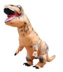 Kostium strój dmuchany dinozaur T-REX dla dzieci Gigant brązowy 1.2-1.4m