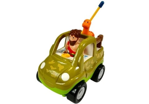 Autko Zdalnie Sterowane z Dinozaurem Ciemnozielone