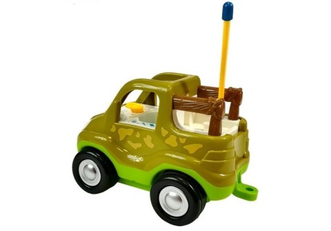 Autko Zdalnie Sterowane z Dinozaurem Ciemnozielone