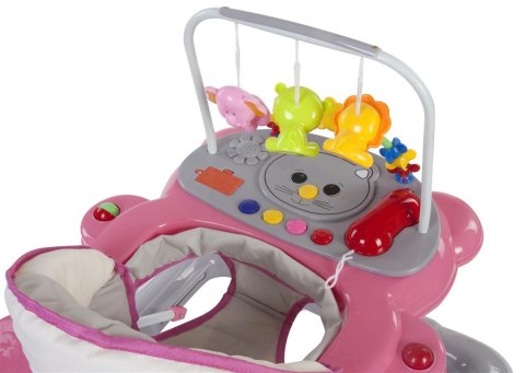 Chodzik kotek - różówo szary