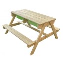 Sunny Drewniany stół piknikowy 3w1