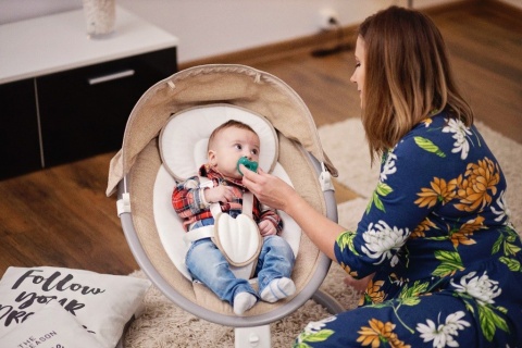 Huśtawka Rock'n relax 4Baby - BEIGE