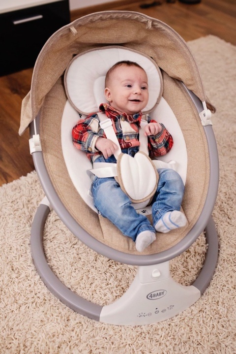 Huśtawka Rock'n relax 4Baby - BEIGE