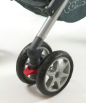 JUUPI CONECO wózek aluminiowy typu parasolka - czerwony