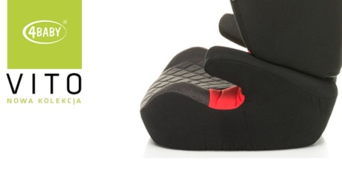 VITO 4Baby FOTELIK SAMOCHODOWY 15-36kg KOLEKCJA 2020 - DARK TURKUS
