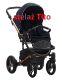 BRESSO tapicerka + stelaż TITO PREMIUM CLASS 2w1 Bebetto wózek wielofunkcyjny kolor STELLA 01