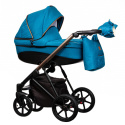 FX 2w1 Paradise Baby wielofunkcyjny wózek dziecięcy Polski Produkt - nr.5 niebieski
