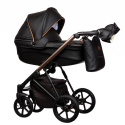 FX 3w1 Paradise Baby wielofunkcyjny wózek dziecięcy z fotelikiem KITE 0-13kg Polski Produkt - nr.10 czarny eco