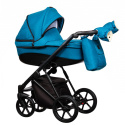 FX 3w1 Paradise Baby wielofunkcyjny wózek dziecięcy z fotelikiem KITE 0-13kg Polski Produkt - nr.12 niebieski