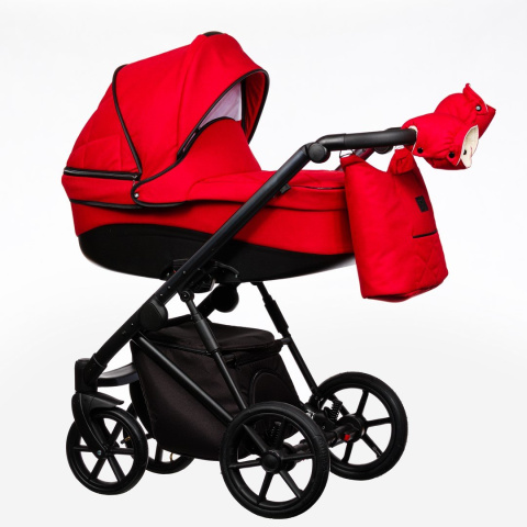 FX 3w1 Paradise Baby wielofunkcyjny wózek dziecięcy z fotelikiem KITE 0-13kg Polski Produkt - nr.13 czerwony