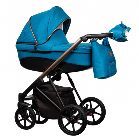 FX 3w1 Paradise Baby wielofunkcyjny wózek dziecięcy z fotelikiem KITE 0-13kg Polski Produkt - nr.5 niebieski