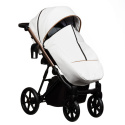 FX 3w1 Paradise Baby wielofunkcyjny wózek dziecięcy z fotelikiem KITE 0-13kg Polski Produkt - nr.8 biały eco