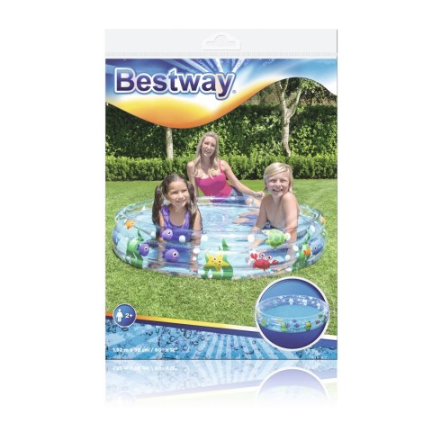 Bestway 51004 BASENIK DMUCHANY PRZEZROCZYSTY NURKOWANIE 152cm x 30cm