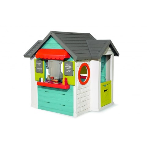 Smoby Duży Domek Ogrodowy Kuchnia Szefa Restauracja Barek