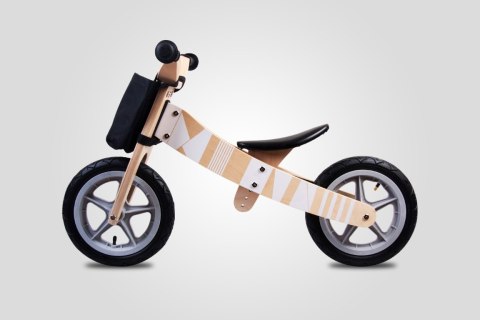 Rowerek biegowy drewniany 2w1 Twist Samoa white