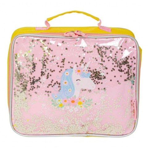 A Little Lovely Company - TERMO lunchbox GLITTER Jednorożec