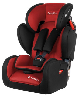 HUSKY BabySafe 9-36 kg fotelik samochodowy z systemem ochrony szyi Czerwono-Czarny