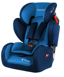 HUSKY BabySafe 9-36 kg fotelik samochodowy z systemem ochrony szyi - Niebieski