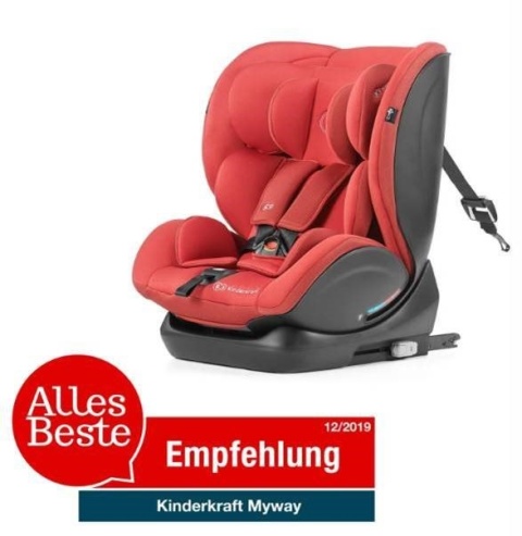 Kinderkraft Fotelik Samochodowy MYWAY 0-36 tyłem do 18kg - Black