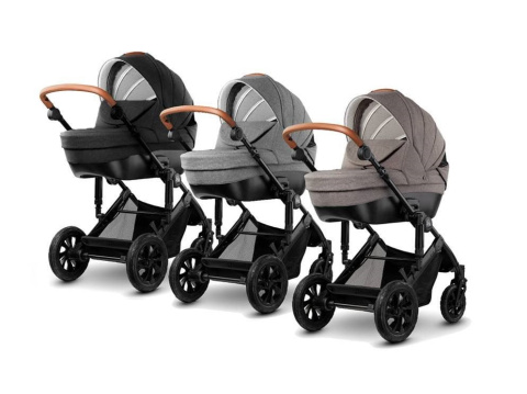 Kinderkraft Wózek Głęboko Spacerowy PRIME 3w1 Beige do 22 kg + Mommy Bag