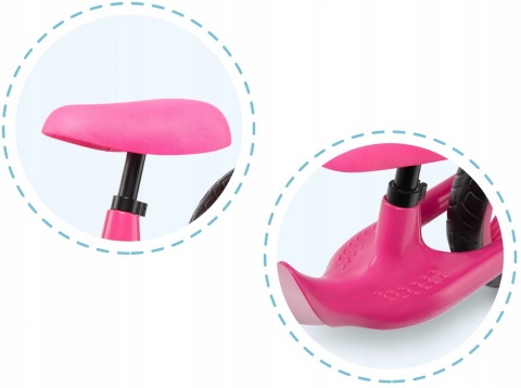 ROWEREK BIEGOWY LIONELO ALEX EVA 12'' - BUBBLEGUM