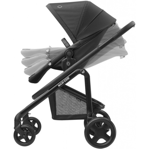 LILA CP Maxi-Cosi Wózek spacerowy do 22kg - ESSENTIAL BLACK
