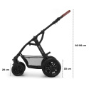 XMOOV do 22 kg 3w1 KinderKraft wózek wielofunkcyjny - Black
