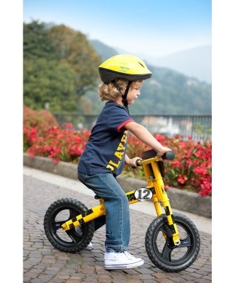 Yellow Thunder Rowerek biegowy 12cali 3-5 lat max 25kg