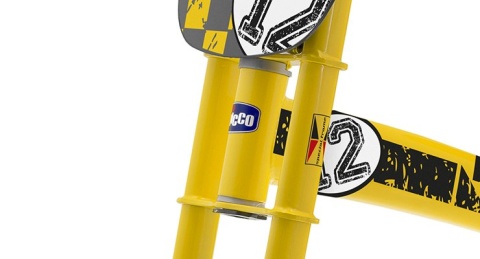 Yellow Thunder Rowerek biegowy 12cali 3-5 lat max 25kg