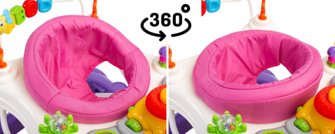 CARETERO Chodzik dziecięcy STEPP - PURPLE