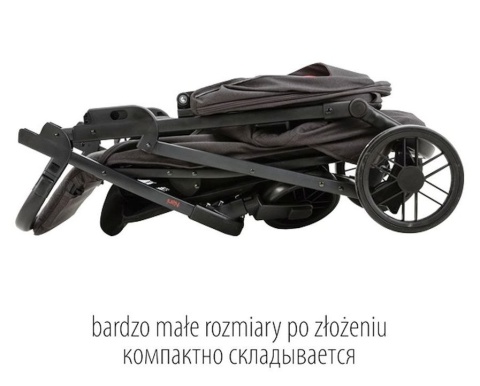 NANI QUATRO Wózek spacerowy do 22 kg - 14 SZARY