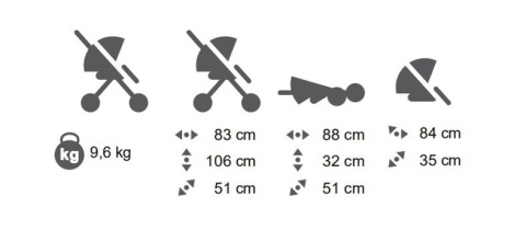 SAFARI QUATRO Wóżek spacerowy do 22 kg - 12 BEŻOWY