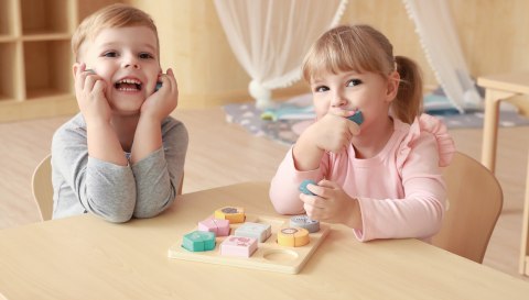 Viga 44012 PolarB Układanka 2w1 Puzzle - kształty