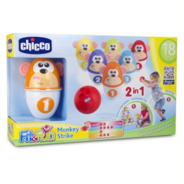 Chicco Fit & Fun Bowling zabawka kolorowe kręgle