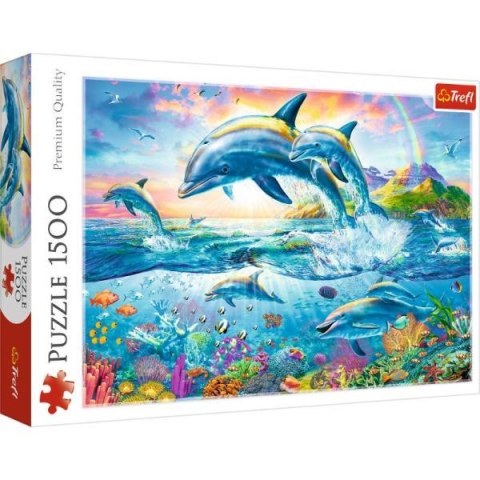 Puzzle 1500el Rodzina delfinów 26162 Trefl p6
