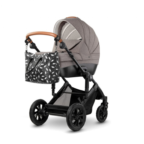 Kinderkraft Wózek Głęboko Spacerowy PRIME 2w1 Beige do 22 kg + Mommy Bag