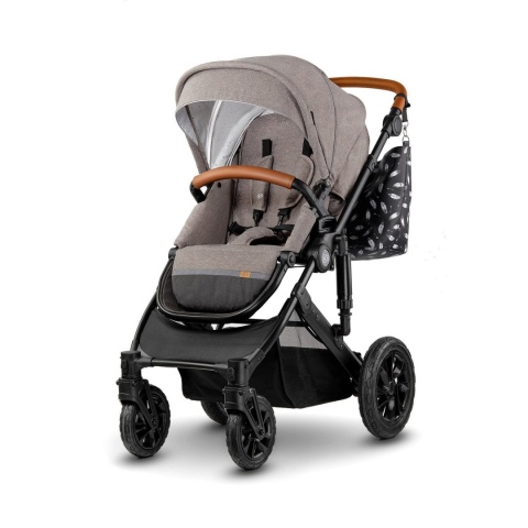 Kinderkraft Wózek Głęboko Spacerowy PRIME 2w1 Beige do 22 kg + Mommy Bag