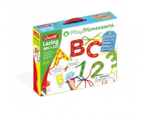Play Montessori Przeplatanka ABC+123 2808 QUERCETTI