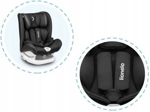 OLIVER Lionelo Fotelik samochodowy 9-36 kg - CARBON