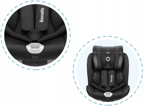 OLIVER Lionelo Fotelik samochodowy 9-36 kg - CARBON