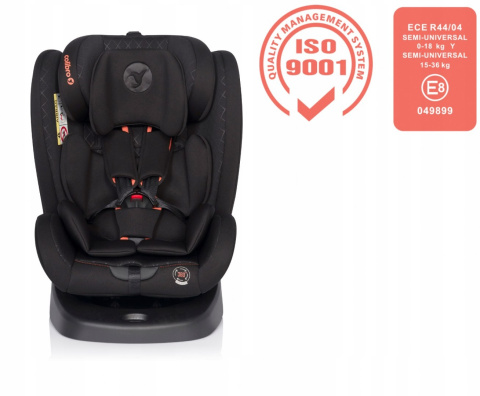 OMNI Colibro 0-36kg 360 obrotowy fotelik samochodowy z IsoFix - Onyx